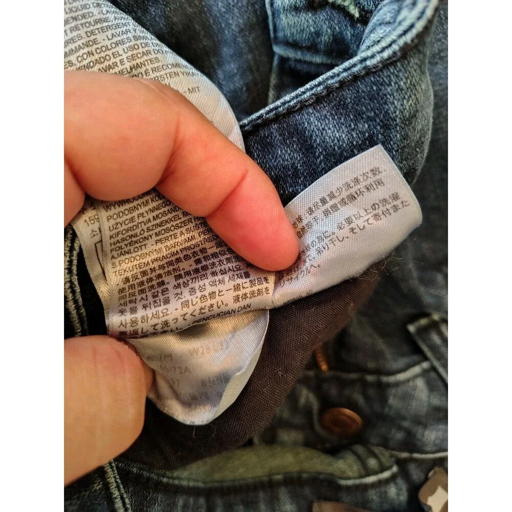 LEVI'S 535 Blue Denim Skinny‎ Jean Legging Low Rise Women Size 28X32